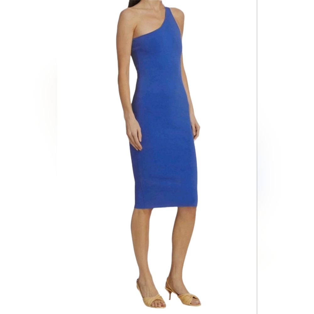 A.L.C. Women's Blue Colby One-Shoulder Bodycon Dress - Picture 5 of 9
